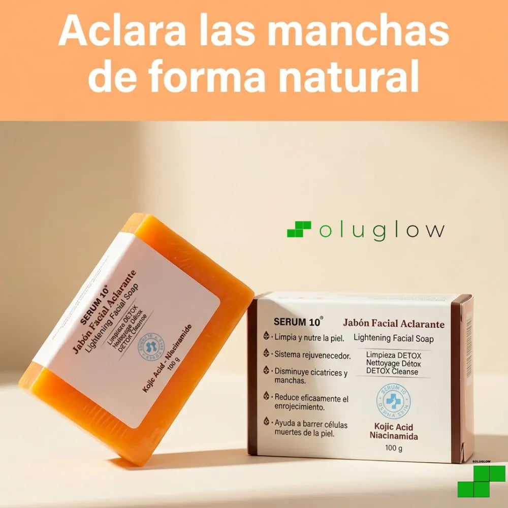 Jabón X2 Unidades Despigmentante con Ácido Kójico y Cúrcuma