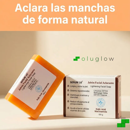Jabón X2 Unidades Despigmentante con Ácido Kójico y Cúrcuma