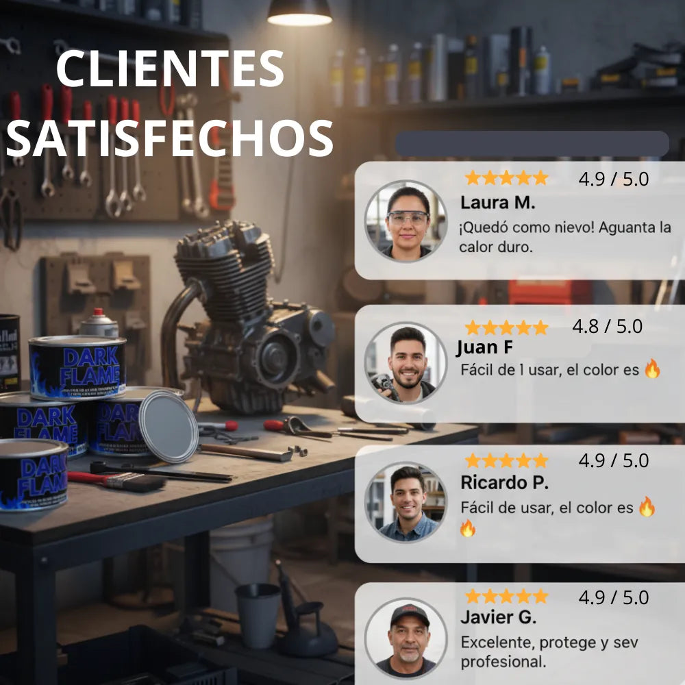 PINTURA PARA ALTAS TEMPERATURAS DARK FLAME ®