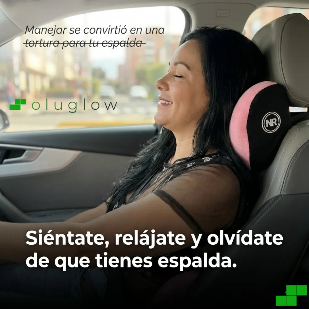 Cojin Lumbar ®  Soluglow — Maneja horas, llega sin dolor