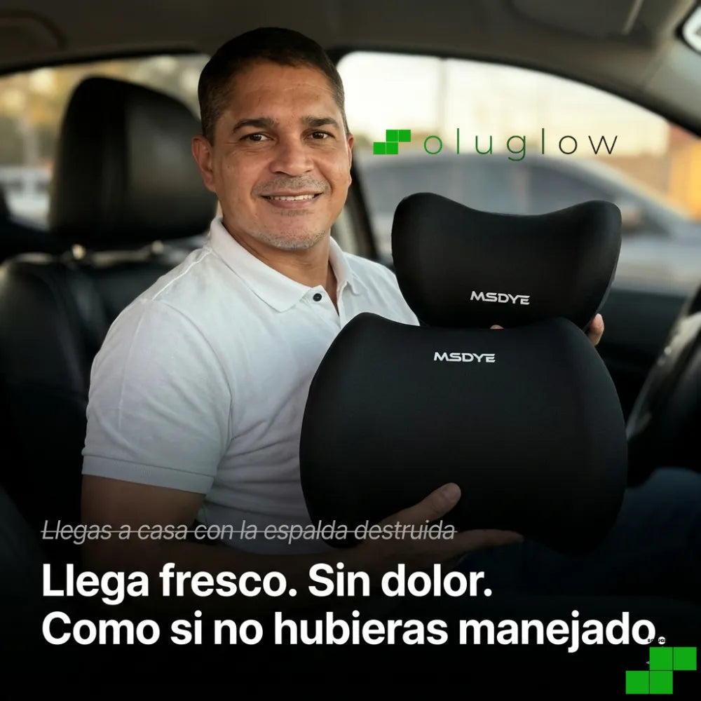 Cojin Lumbar ®  Soluglow — Maneja horas, llega sin dolor