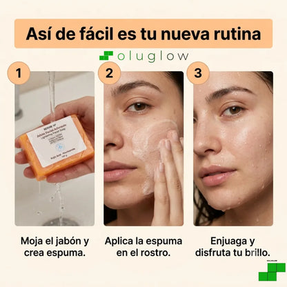 Jabón X2 Unidades Despigmentante con Ácido Kójico y Cúrcuma