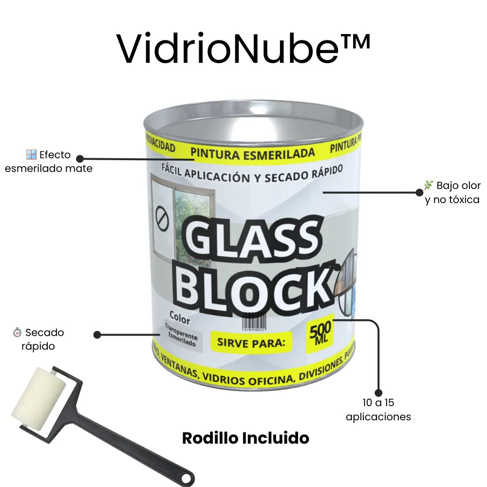 VidrioNube™ – Pintura Esmerilada®